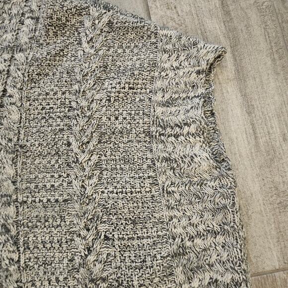 Moth Anthropologie Cardigan Womens One Size Sleeveless Zip Front Chunky Knit - Picture 11 of 13